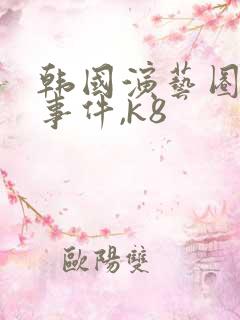 韩国演艺圈悲惨事件,k8