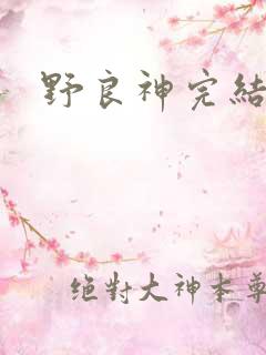 野良神完结了吗