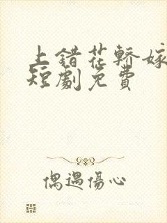 上错花轿嫁王爷短剧免费