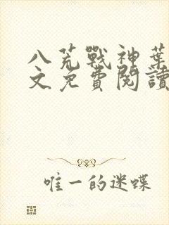 八荒战神叶锋全文免费阅读