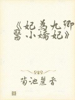 《妃为九卿,神医小娇妃》