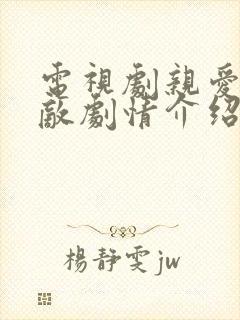 电视剧亲爱的仇敌剧情介绍