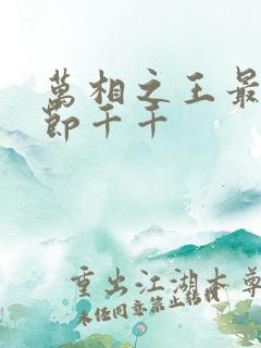 万相之王最新章节千千