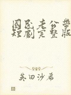 国民老公带回家短剧完整版