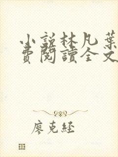 小说林凡叶惜免费阅读全文