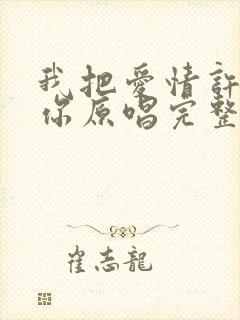 我把爱情许给了你原唱完整版