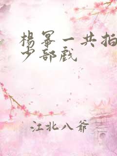 杨幂一共拍了多少部戏