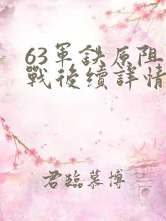 63军铁原阻击战后续详情