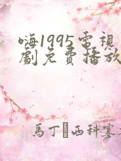 嗨1995电视剧免费播放在线观看