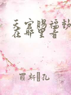天官赐福动画片在哪里看