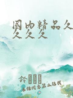 国内精品久久久久久久