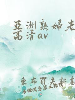 亚洲熟妇老熟女高清av
