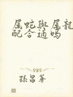 属蛇与属龙的婚配合适吗