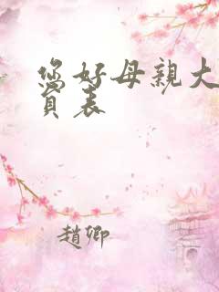 您好母亲大人演员表