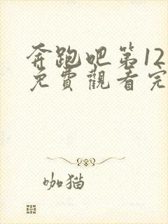 奔跑吧第12集免费观看完整版高清