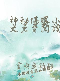 神秘佛眼小说全文免费阅读
