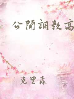 公开调教高h