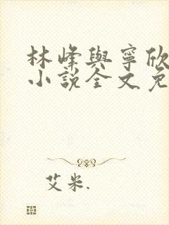 林峰与宁欣官场小说全文免费