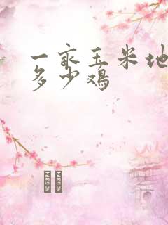 一亩玉米地能养多少鸡