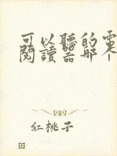 可以听的电子书阅读器哪个好