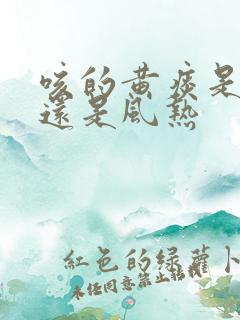 咳的黄痰是风寒还是风热