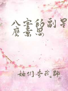 八字的副星是什么意思