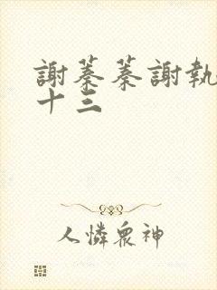 谢蓁蓁谢执野二十三