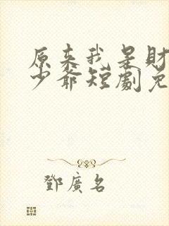 原来我是财阀大少爷短剧免费版观看