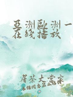 亚洲欧洲一级片在线播放