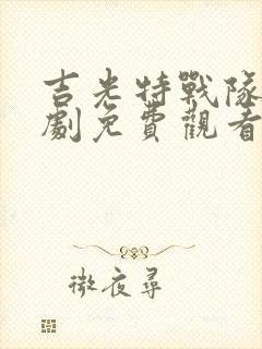 吉光特战队电视剧免费观看