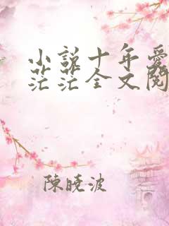 小说十年爱恨两茫茫全文阅读