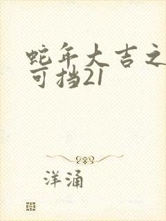 蛇年大吉之婚不可挡21