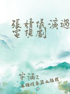 张婧仪演过什么电视剧