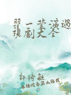 翟一莹演过的电视剧大全
