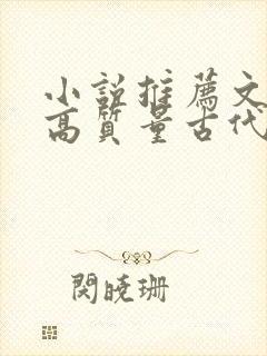 小说推荐文笔好高质量古代言情