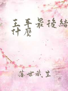 王平最后结局是什么