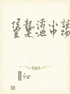 侯龙涛小说金陵岂是池中物免费阅读