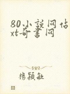80小说网站txt奇书网
