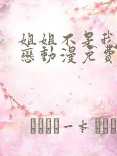 姐姐不是我的初恋动漫免费观看全集