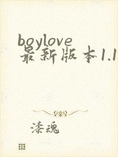boylove最新版本1.1.2下载
