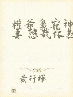 权爷枭宠神秘娇妻 悠哉依然