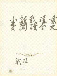 小说武道黄蓉免费阅读全文
