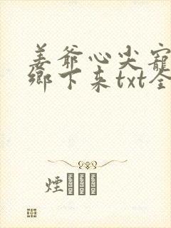 姜爷心尖宠她从乡下来txt全本