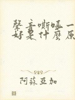 声音嘶哑一直不好是什么原因