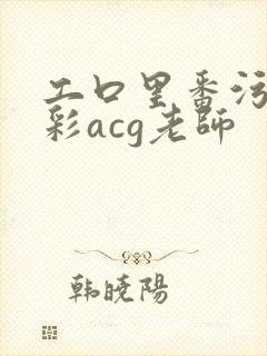 工口里番污肉全彩acg老师