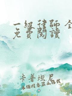 一级律师 全文免费阅读