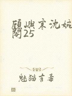 顾屿寒沈婉笔趣阁25