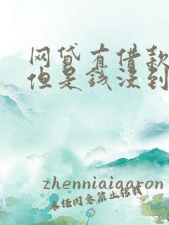 网贷有借款记录但是钱没到账