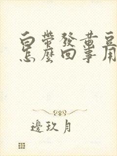 白带发黄豆腐渣怎么回事用什么药