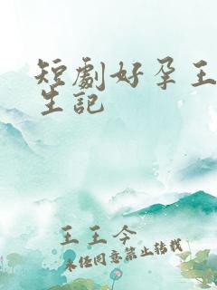 短剧好孕王妃重生记